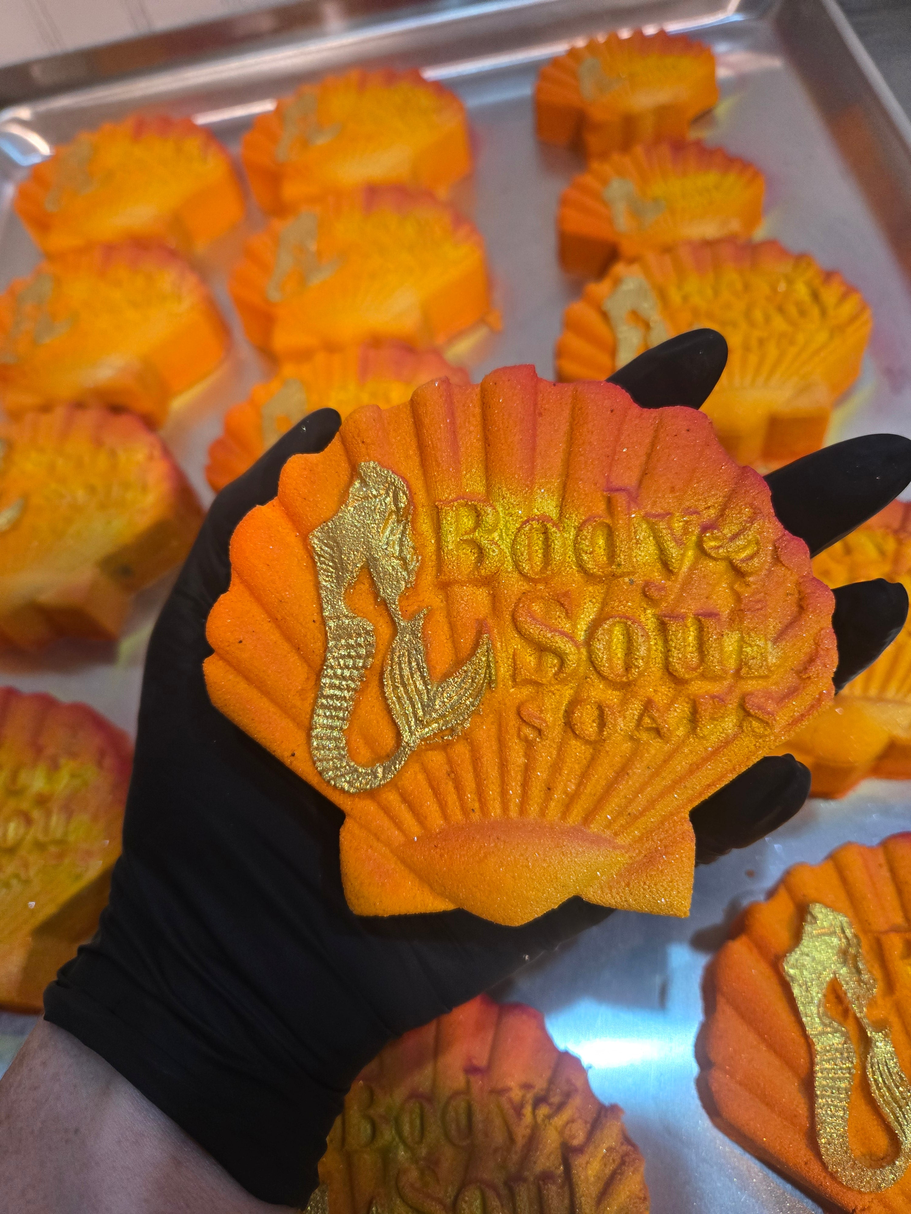 Pumpkin Seashells Bath Bomb